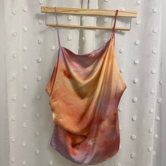 Zara Silk Sheer Tank - Picture 2 of 7